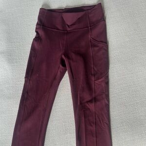 Lululemon power thru high rise